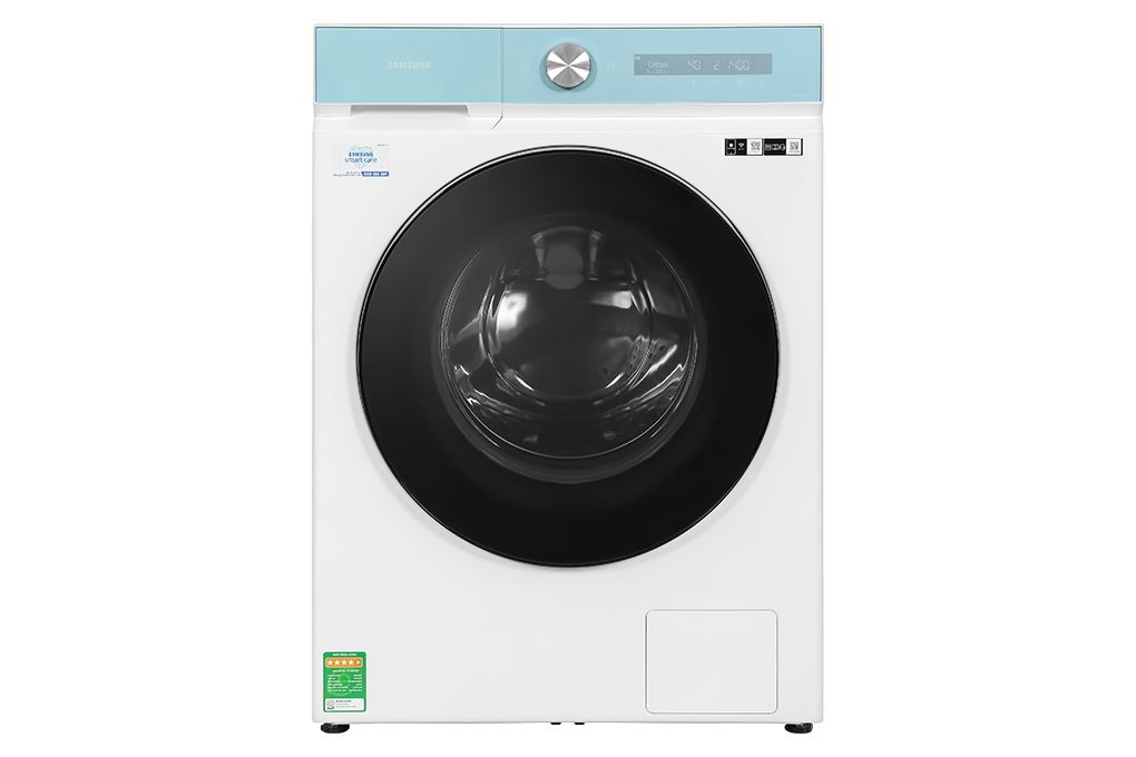 Máy giặt sấy Samsung Bespoke AI Inverter giặt 14 kg - sấy 8 kg WD14BB944DGMSV Màu Trắng - Xanh