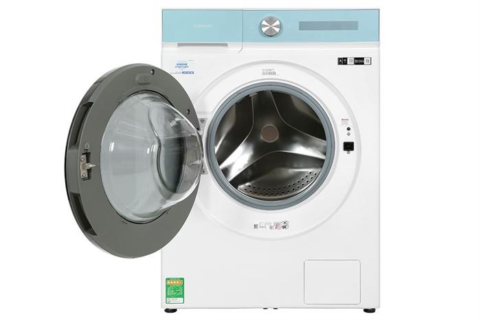 Máy giặt sấy Samsung Bespoke AI Inverter giặt 14 kg - sấy 8 kg WD14BB944DGMSV Màu Trắng - Xanh