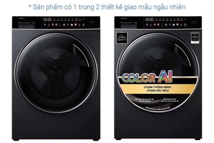 Máy giặt Aqua Inverter 11 kg AQD-DDW1100J BK Màu Đen
