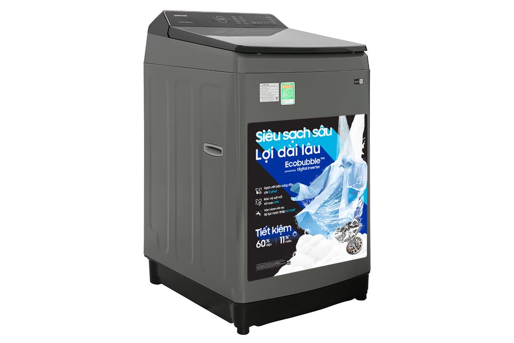 Máy giặt Samsung Ecobubble Inverter 10.5 kg WA10CG5745BDSV Màu Đen - Xám