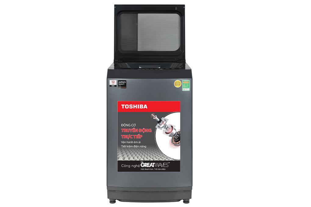 Máy giặt Toshiba Inverter 12 kg AW-DUK1300KV (MK) Màu Xám đậm