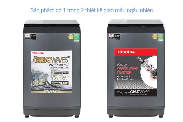 Máy giặt Toshiba Inverter 13 kg AW-DUM1400LV (MK) Màu Xám đậm