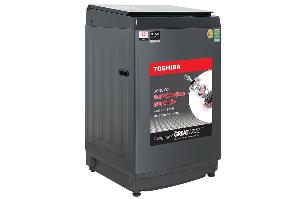 Máy giặt Toshiba Inverter 13 kg AW-DUM1400LV (MK) Màu Xám đậm
