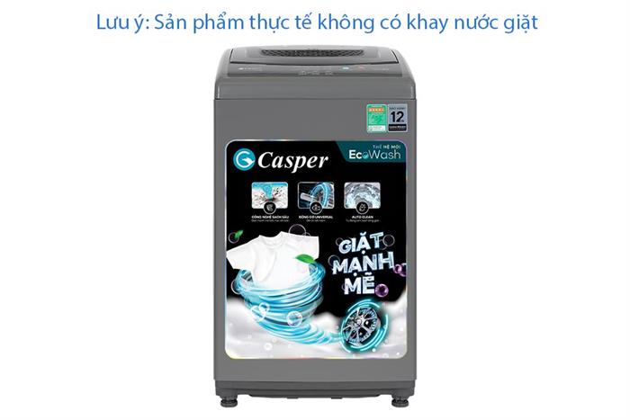 Máy giặt Casper 7.5 kg WT-75NG1 Màu Xám
