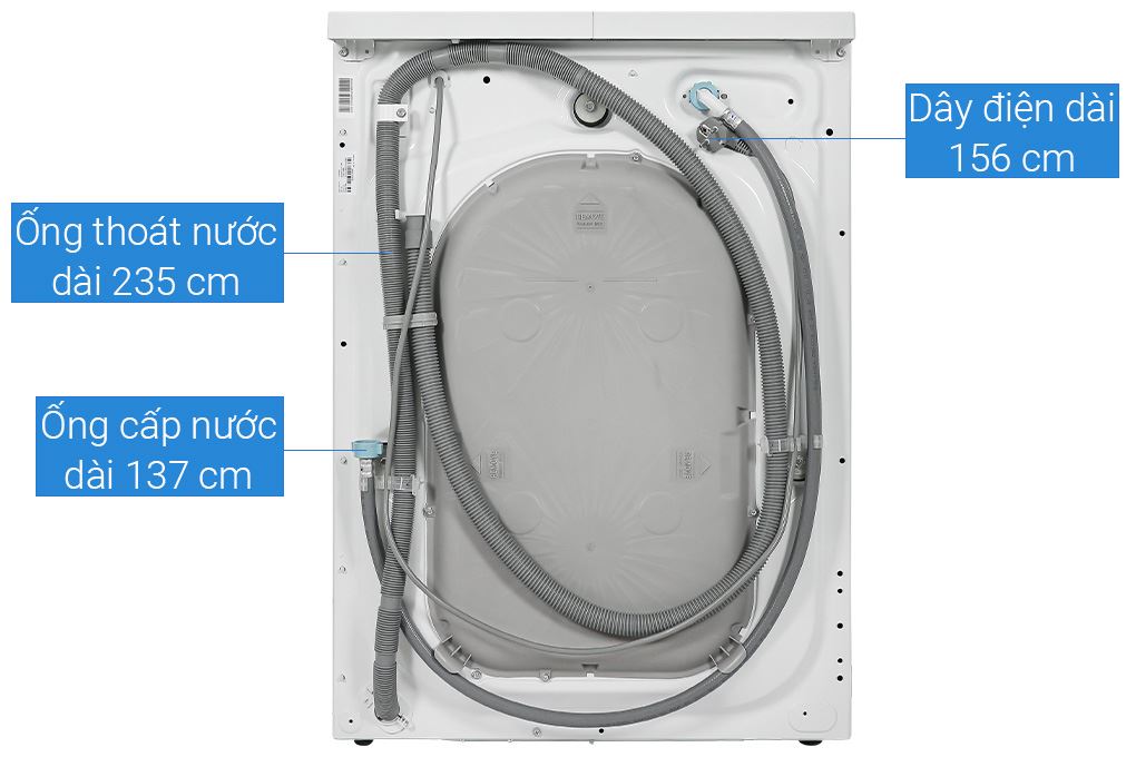 Máy giặt Electrolux UltimateCare 100 Inverter 9 kg EWF9025DQWB Màu Trắng