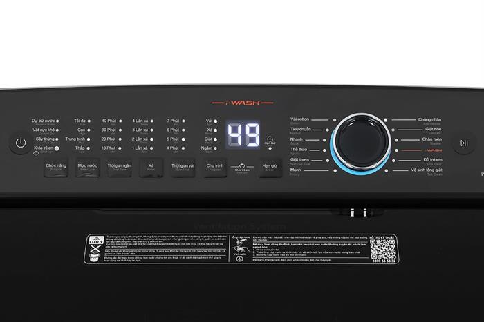 Máy giặt Aqua Inverter 11 kg AQW-DR110JT BK Màu Đen