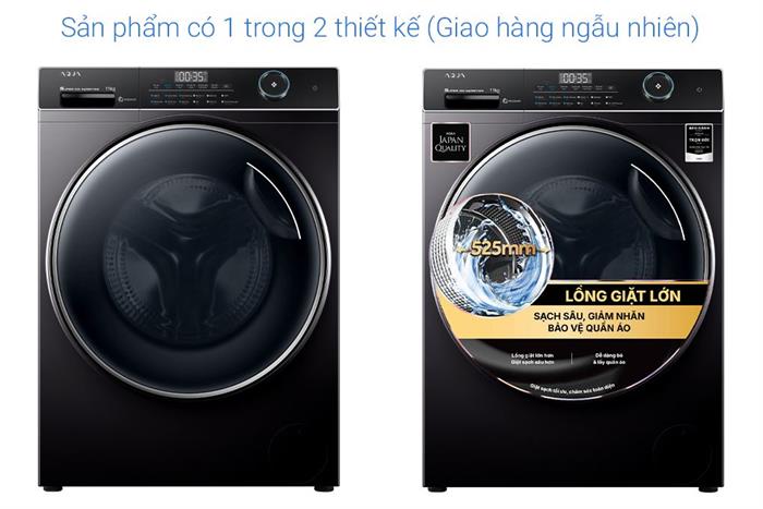 Máy giặt Aqua Inverter 11 kg AW11-B4959U1K(B) Màu Đen