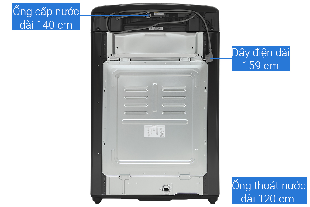 Máy giặt LG TurboDrum Inverter 14 kg T2514VBTB Màu Đen