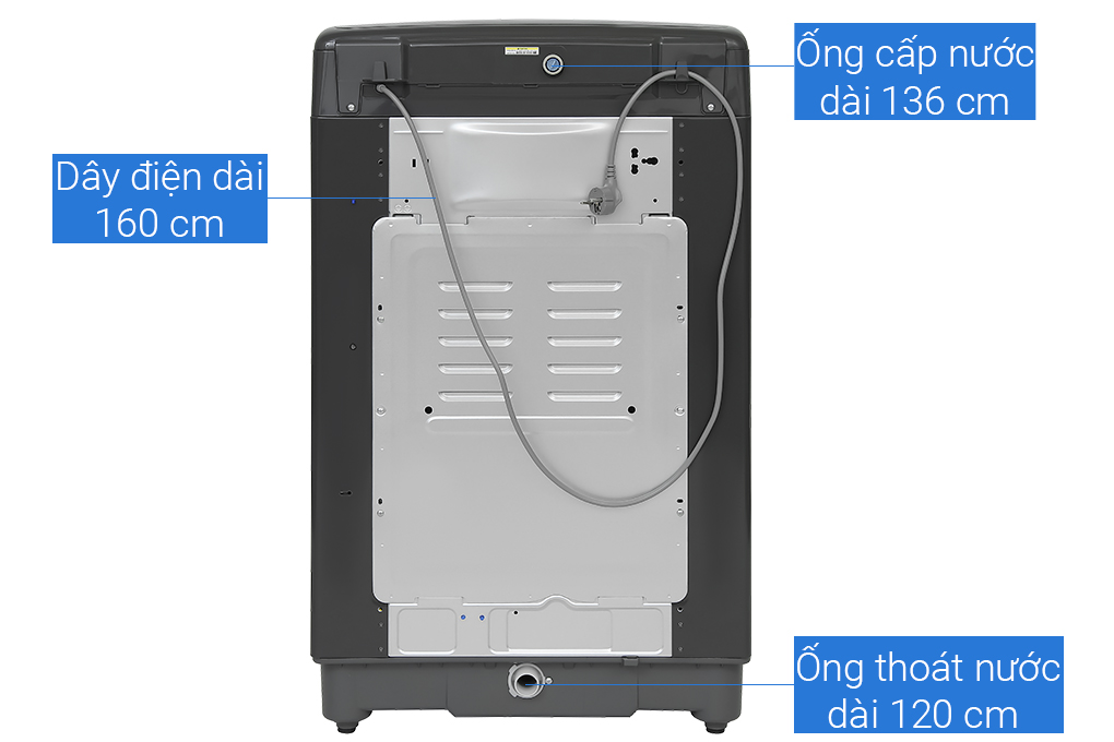 Máy giặt LG TurboDrum Inverter 10 kg T2310VS2B Màu Đen