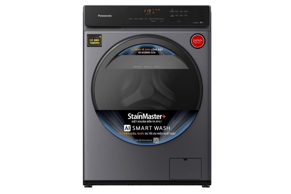 Máy giặt Panasonic Inverter 9 kg NA-V90FA1LVT Màu Đen