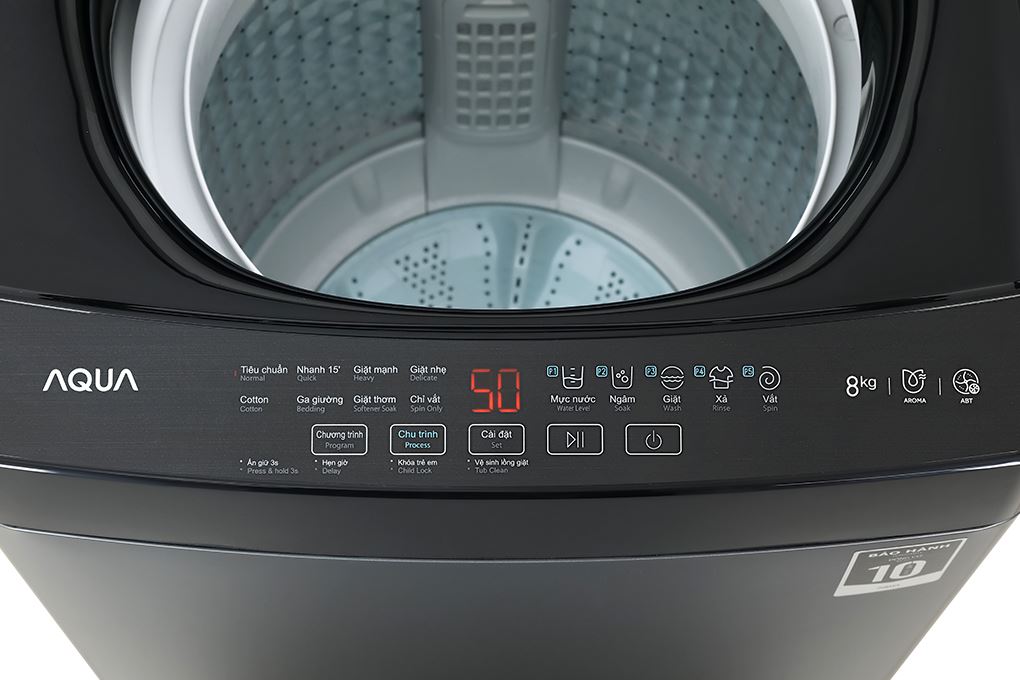 Máy giặt Aqua 8 kg AWM8-316K(B) Màu Đen