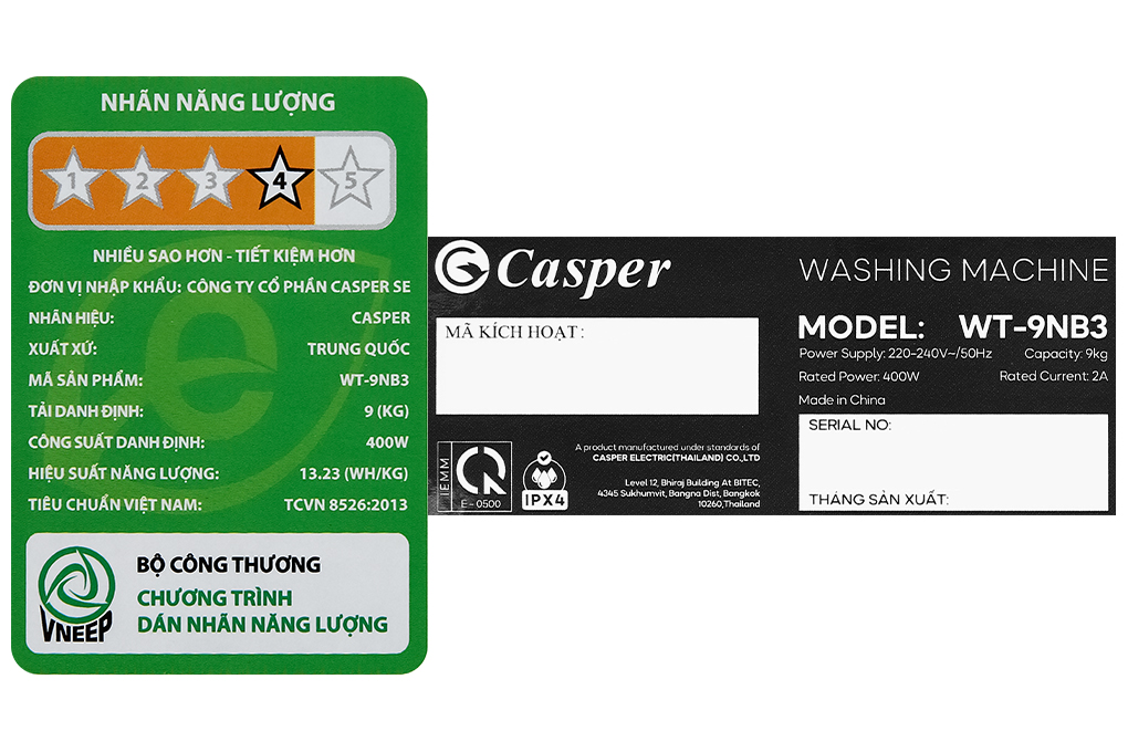 Máy giặt Casper 9 kg WT-9NB3 - 10