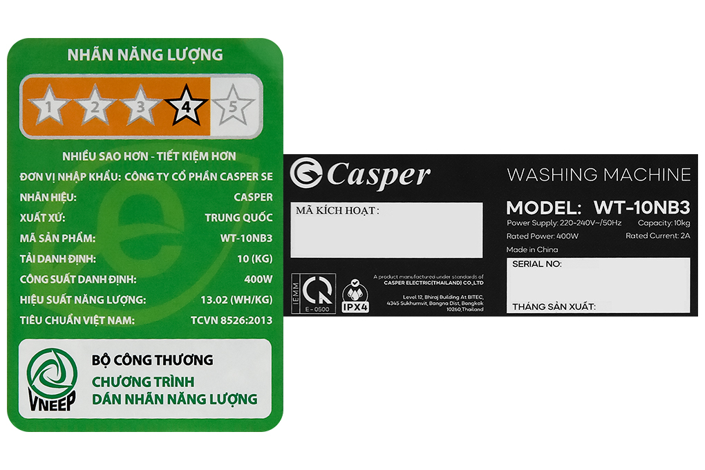 Máy giặt Casper 10 kg WT-10NB3 - 11