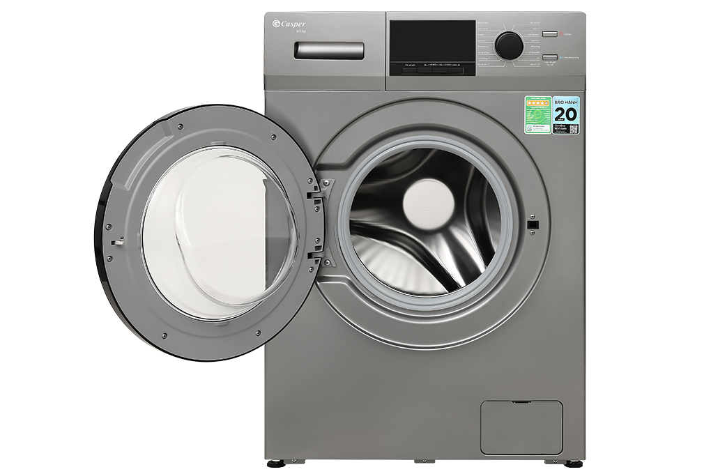 Máy giặt Casper Inverter 10.5 kg WF-105VG5 Màu Đen - Xám