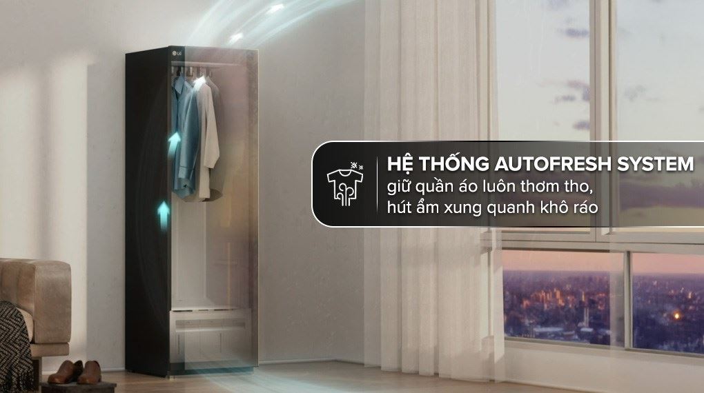 Tủ chăm sóc quần áo thông minh LG Styler Inverter 5 móc SC5MNR4G - Tiện ích