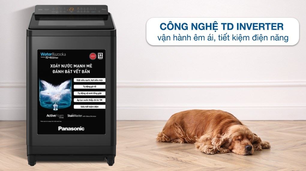 Máy giặt Panasonic Inverter 12.5 kg NA-FD125X3BV - Động cơ - Công nghệ tiết kiệm điện