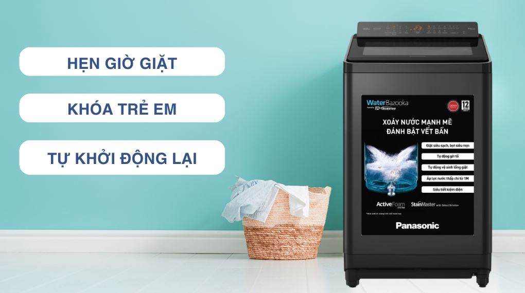 Máy giặt Panasonic Inverter 12.5 kg NA-FD125X3BV - Tiện ích