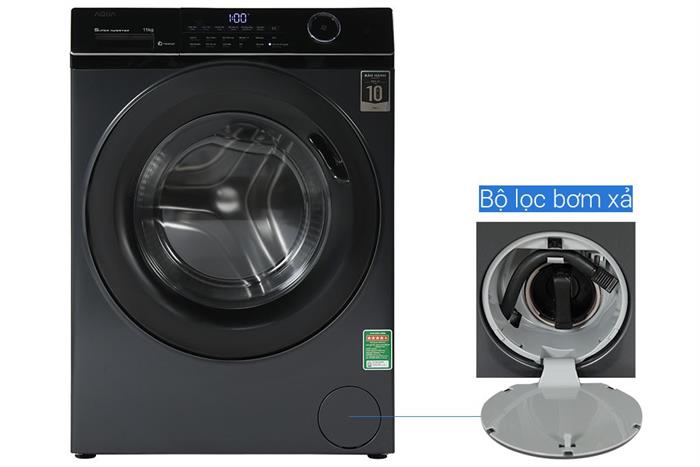 Máy giặt Aqua Inverter 11 kg AW11-BP4959U1K(B) Màu Đen