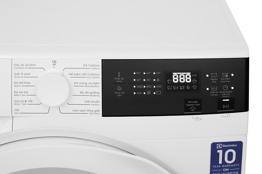 Máy giặt Electrolux UltimateCare 300 Inverter 10 kg EWF1024D3WC Màu Trắng