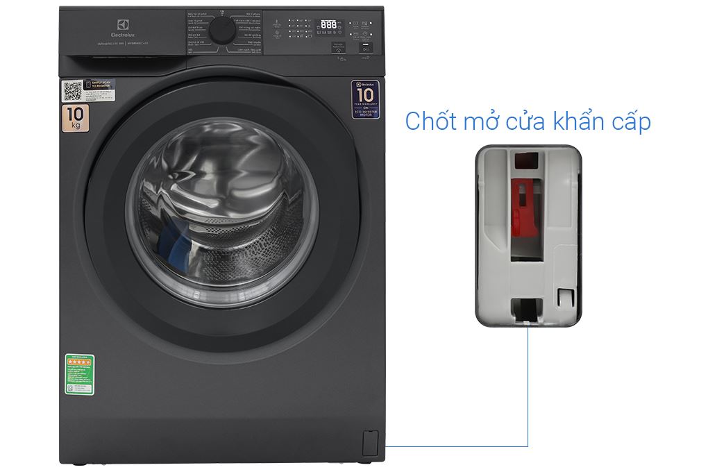 Máy giặt Electrolux UltimateCare 300 Inverter 10 kg EWF1024D3SC Màu Đen - Xám