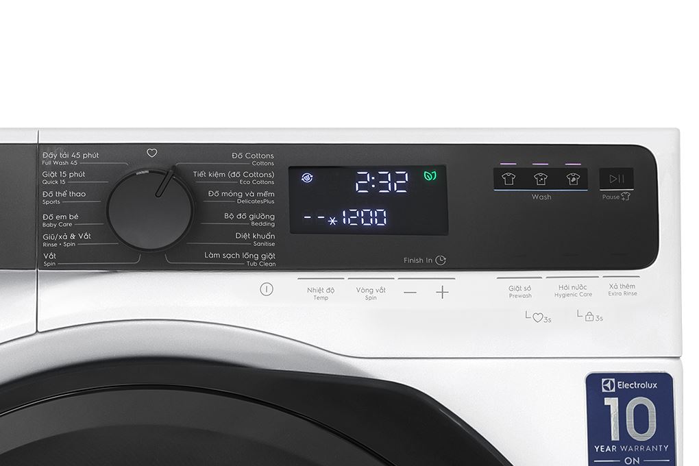 Máy giặt Electrolux UltimateCare 500 Inverter 10 kg EWF1023P5WC Màu Trắng