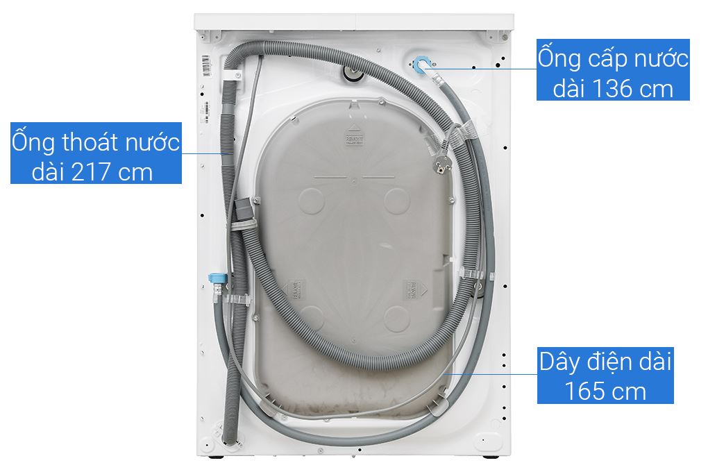 Máy giặt Electrolux UltimateCare 500 Inverter 10 kg EWF1023P5WC Màu Trắng