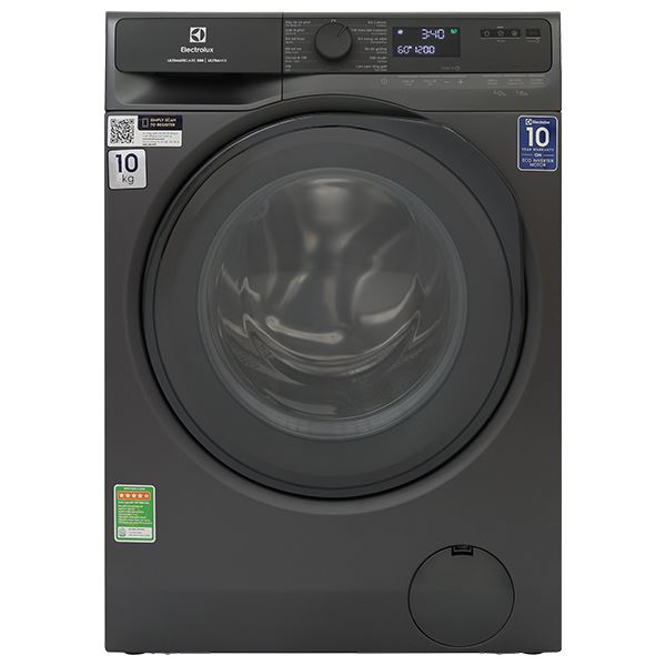 Máy giặt Electrolux Inverter 10 kg EWF1023P5SC - Cửa trước, lồng ngang, màu xám đen