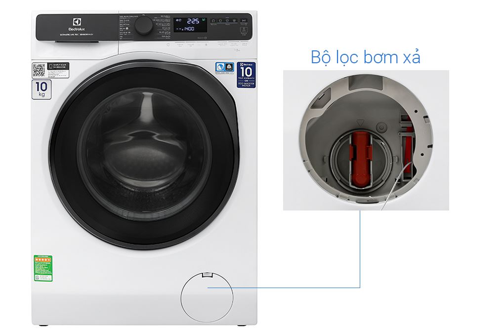 Máy giặt Electrolux UltimateCare 700 Inverter 10 kg EWF1043R7WC Màu Trắng