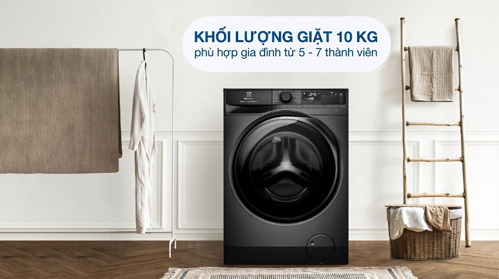 Khối lượng giặt - Máy giặt Electrolux UltimateCare 700 Inverter 10 kg EWF1043R7SC Khối lượng giặt - Máy giặt Electrolux UltimateCare 700 Inverter 10 kg EWF1043R7SC