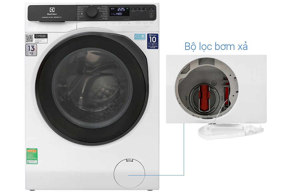 Máy giặt Electrolux UltimateCare 700 Inverter 13 kg EWF1343R7WC Màu Trắng