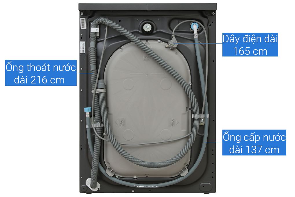 Máy giặt Electrolux UltimateCare 900 Inverter 11 kg EWF1142R9SC Màu Đen - Xám