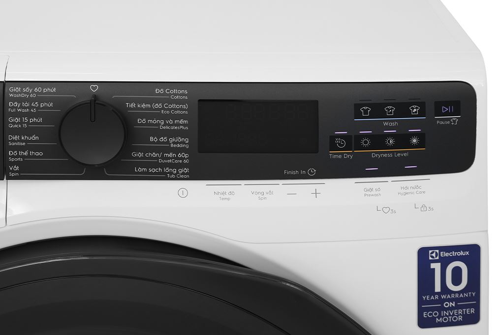 Máy giặt sấy Electrolux UltimateCare 500 Inverter giặt 11 kg - sấy 7 kg EWW1123P5WC Màu Trắng