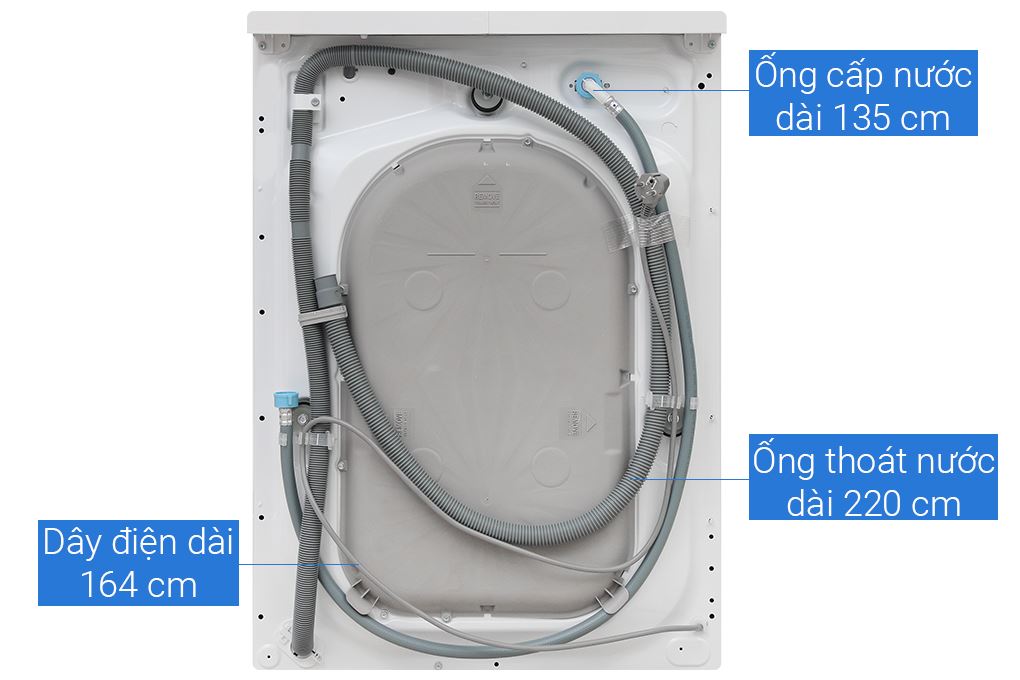 Máy giặt sấy Electrolux UltimateCare 500 Inverter giặt 11 kg - sấy 7 kg EWW1123P5WC Màu Trắng