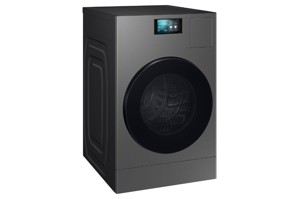 Máy giặt sấy Samsung AI Combo Heatpump Inverter giặt 25 kg - sấy 15 kg WD25DB8995BZSV Màu Xám