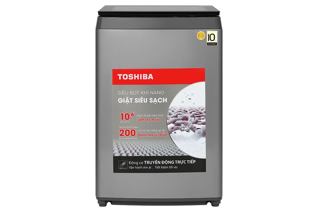 Máy giặt Toshiba Inverter 17 kg AW-DUN1800MV(SG) Màu Bạc