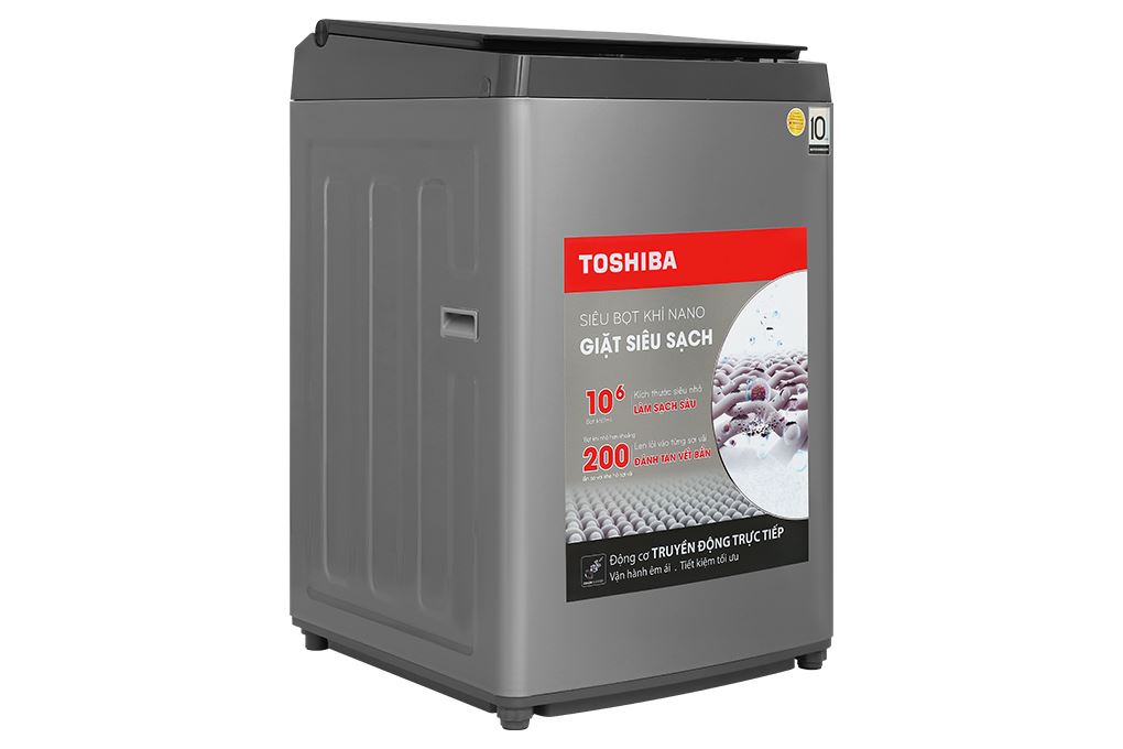 Máy giặt Toshiba Inverter 17 kg AW-DUN1800MV(SG) Màu Bạc