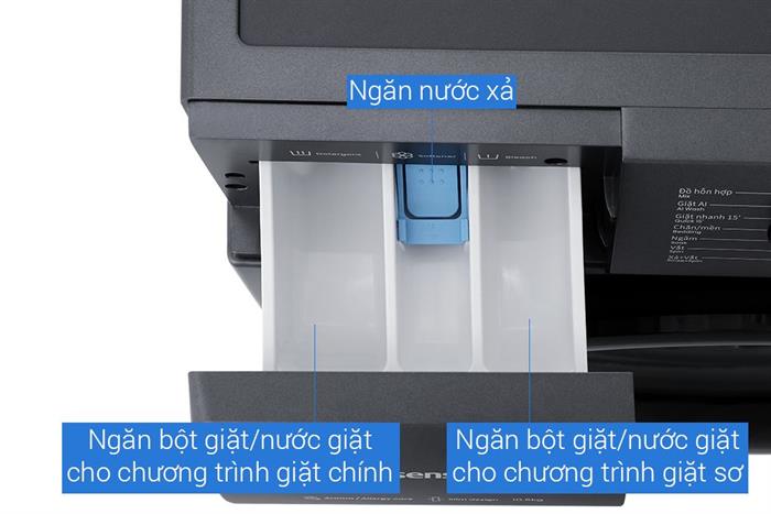 Máy giặt Hisense Inverter 10.5 kg WF105N1 Màu Đen