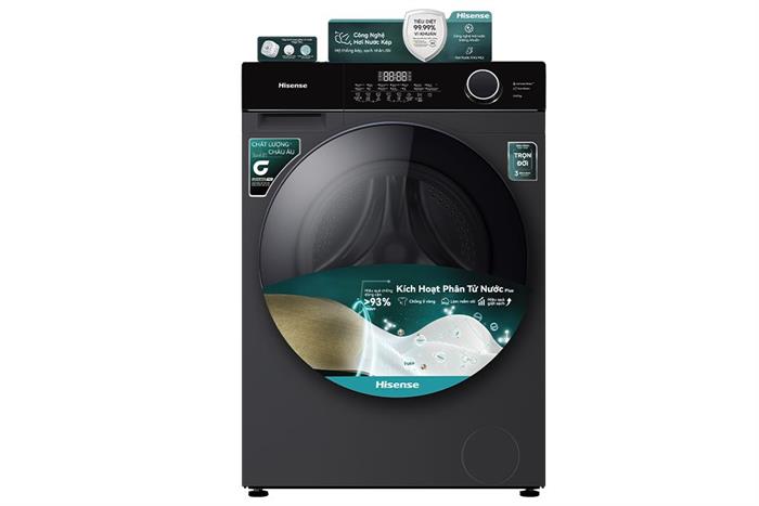 Máy giặt sấy Hisense Inverter giặt 10.5 kg - sấy 7 kg WD105M3 Màu Đen