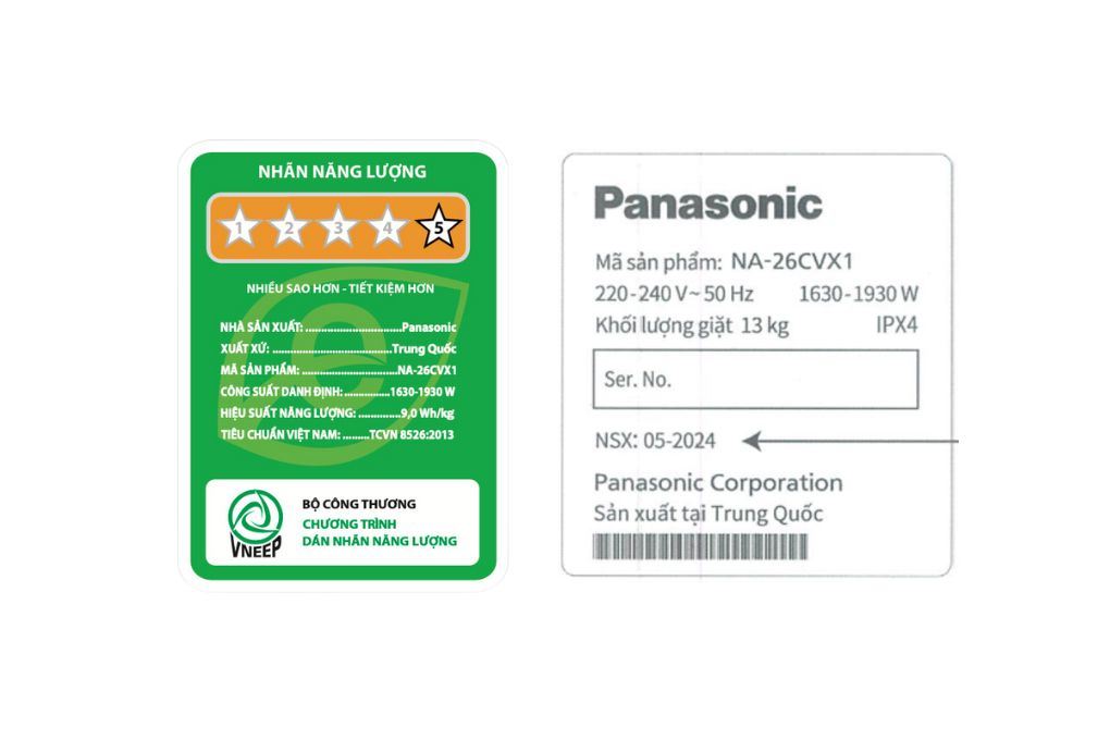 Máy giặt Panasonic Inverter 13 kg NA-26CVX1AVT Màu Xanh Navy