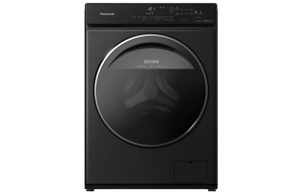 Máy giặt sấy Panasonic Inverter giặt 11.5 kg - sấy 7 kg NA-S157FW1BV Màu Đen