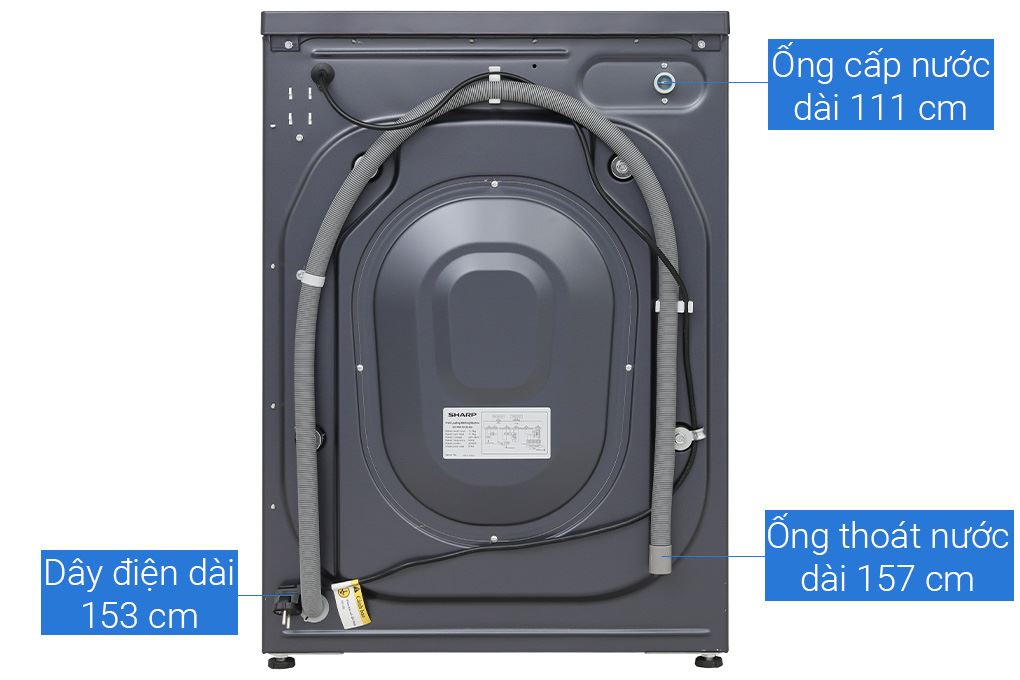 Máy giặt Sharp Inverter 11 kg ES-FM110CB-SB Màu Xanh Đậm