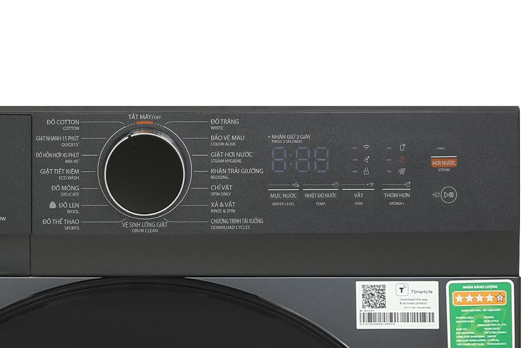 Máy giặt Toshiba Inverter 12 kg TW-T21BU130UWV(MG) Màu Xám đậm