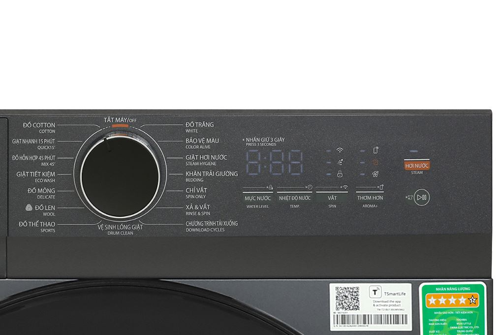 Máy giặt Toshiba Inverter 13 kg TW-T21BU140UWV(MG) Màu Xám đậm