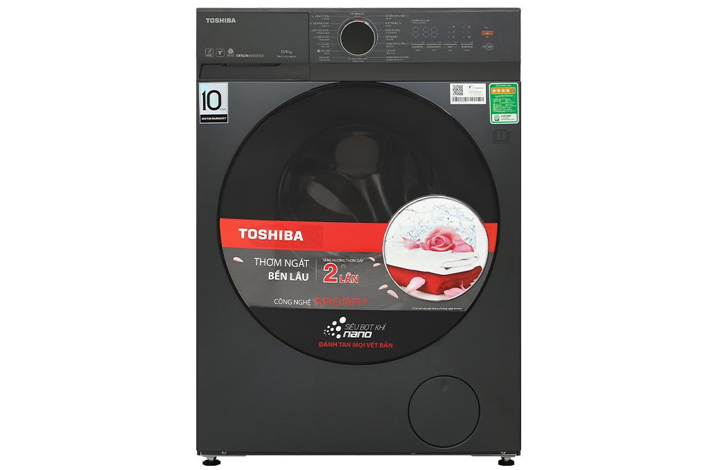 Máy giặt sấy Toshiba Inverter giặt 13 kg - sấy 8 kg TWD-T21BU140UWV(MG) Màu Xám đậm