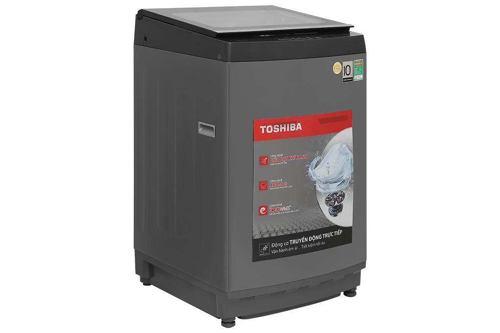 Máy giặt Toshiba Inverter 15 kg AW-T08DU1600LV(MK) Màu Xám đậm