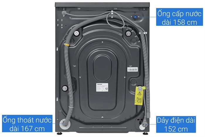 Máy giặt Toshiba Inverter 9.5 kg TW-T23BU105UWV(MG) Màu Xám đậm