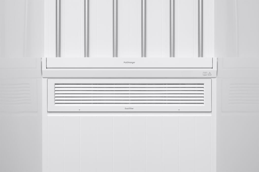 Tủ chăm sóc quần áo thông minh Samsung Bespoke AirDresser 5 móc DF24CB9900CRSV Màu Tráng gương