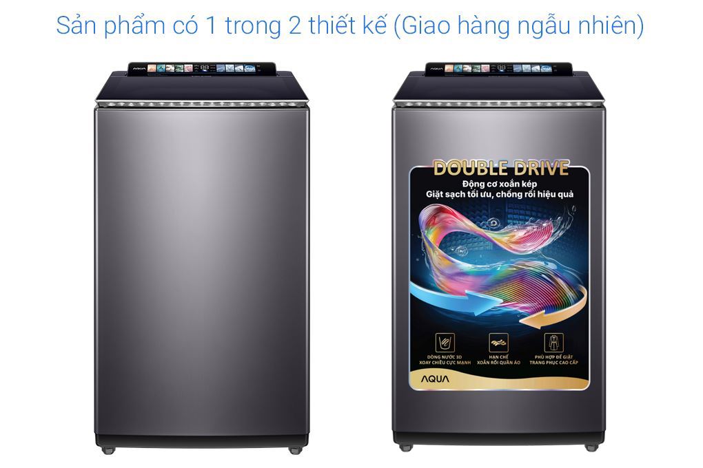 Máy giặt Aqua Inverter 12 kg AWM12-BSR1K(BU) Màu Đen