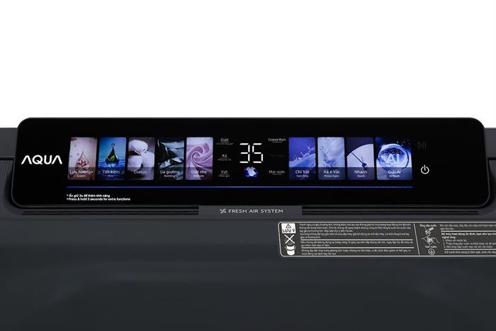 Máy giặt Aqua Inverter 12 kg AWM12-BSR1K(BU) Màu Đen