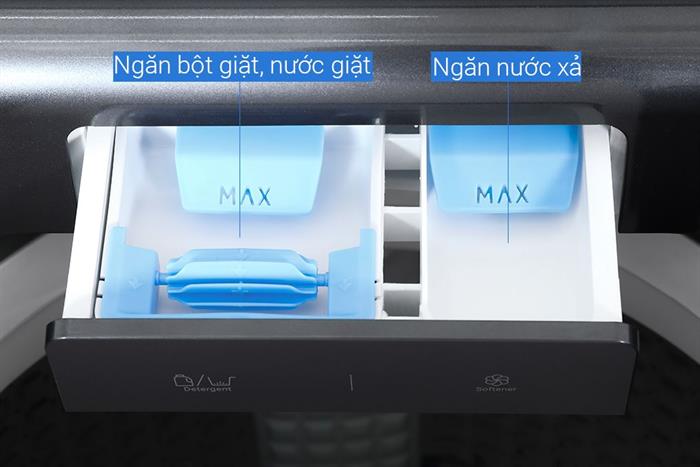 Máy giặt Aqua Inverter 12 kg AWM12-BSR1K(BU) Màu Đen